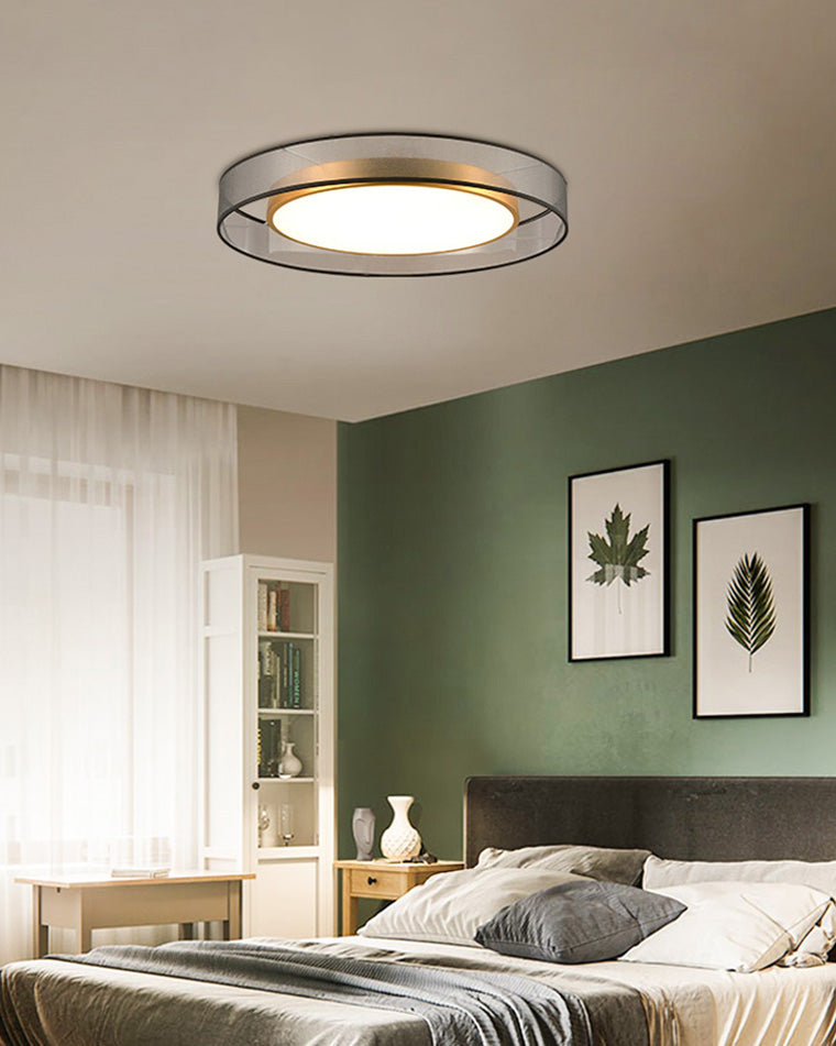 NÖRDI Linen | Lámpara de Techo LED de Tela Regulable