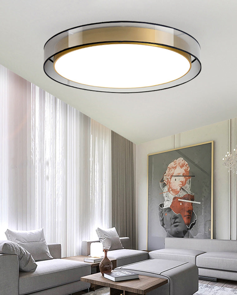 NÖRDI Linen | Lámpara de Techo LED de Tela Regulable