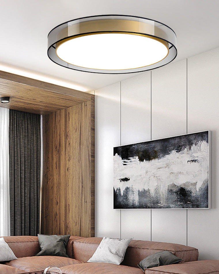 NÖRDI Linen | Lámpara de Techo LED de Tela Regulable