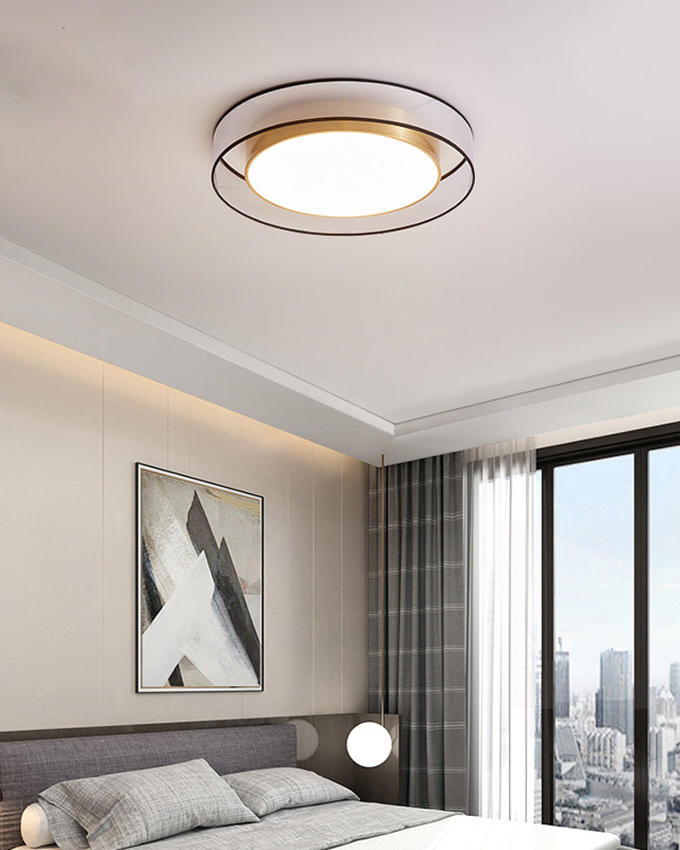 NÖRDI Linen | Lámpara de Techo LED de Tela Regulable