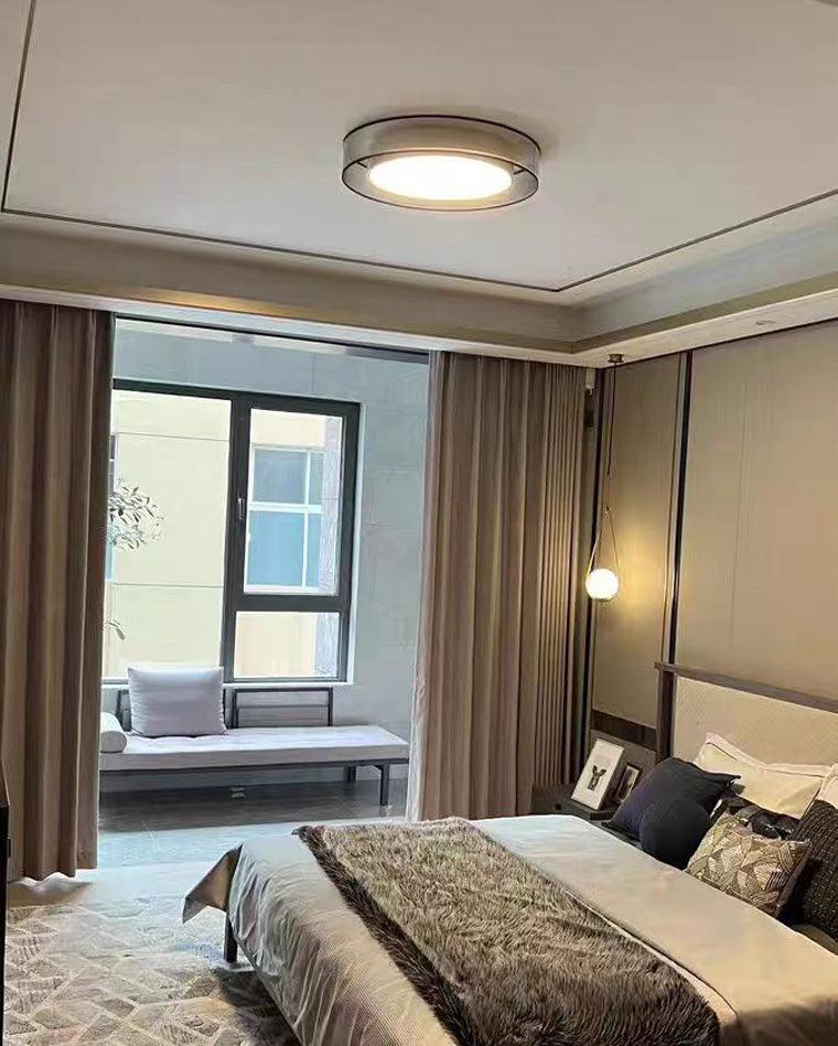 NÖRDI Linen | Lámpara de Techo LED de Tela Regulable