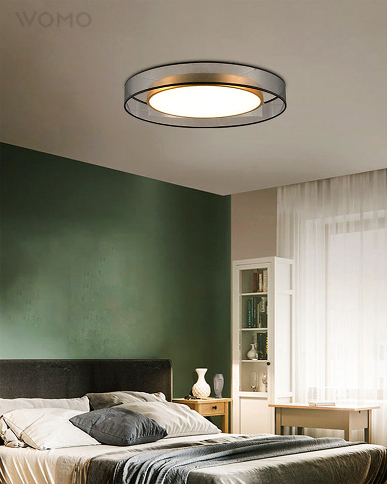 NÖRDI Linen | Lámpara de Techo LED de Tela Regulable