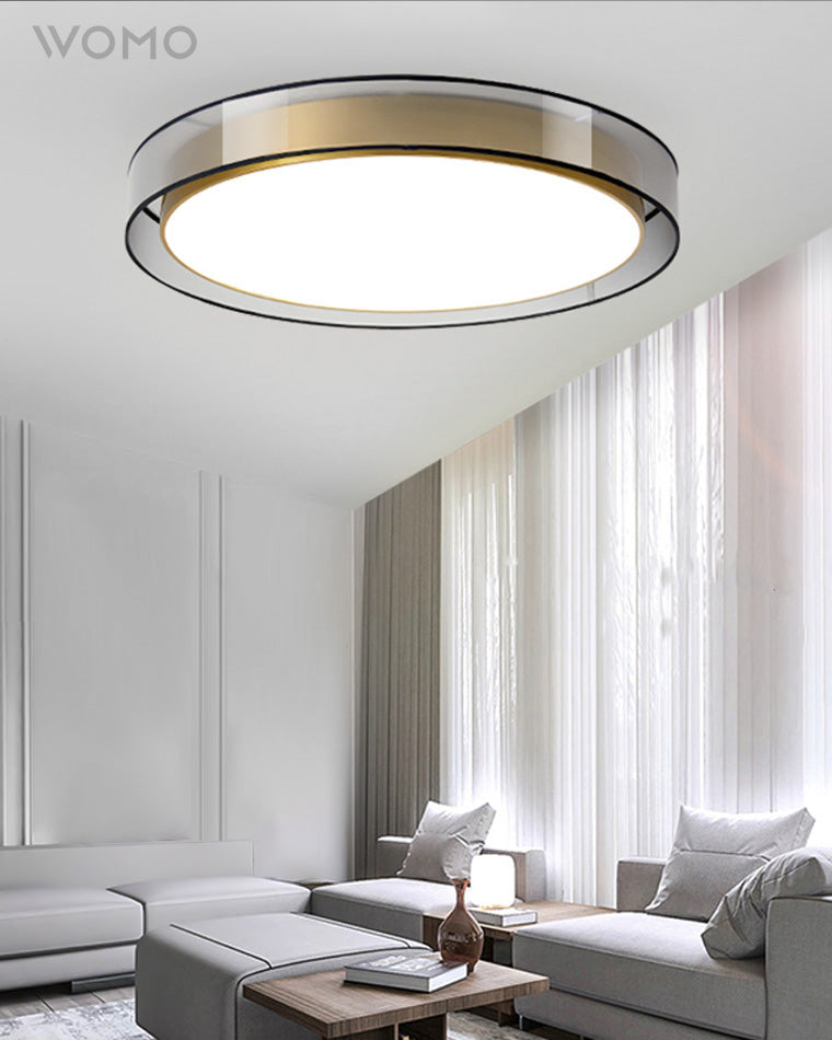 NÖRDI Linen | Lámpara de Techo LED de Tela Regulable