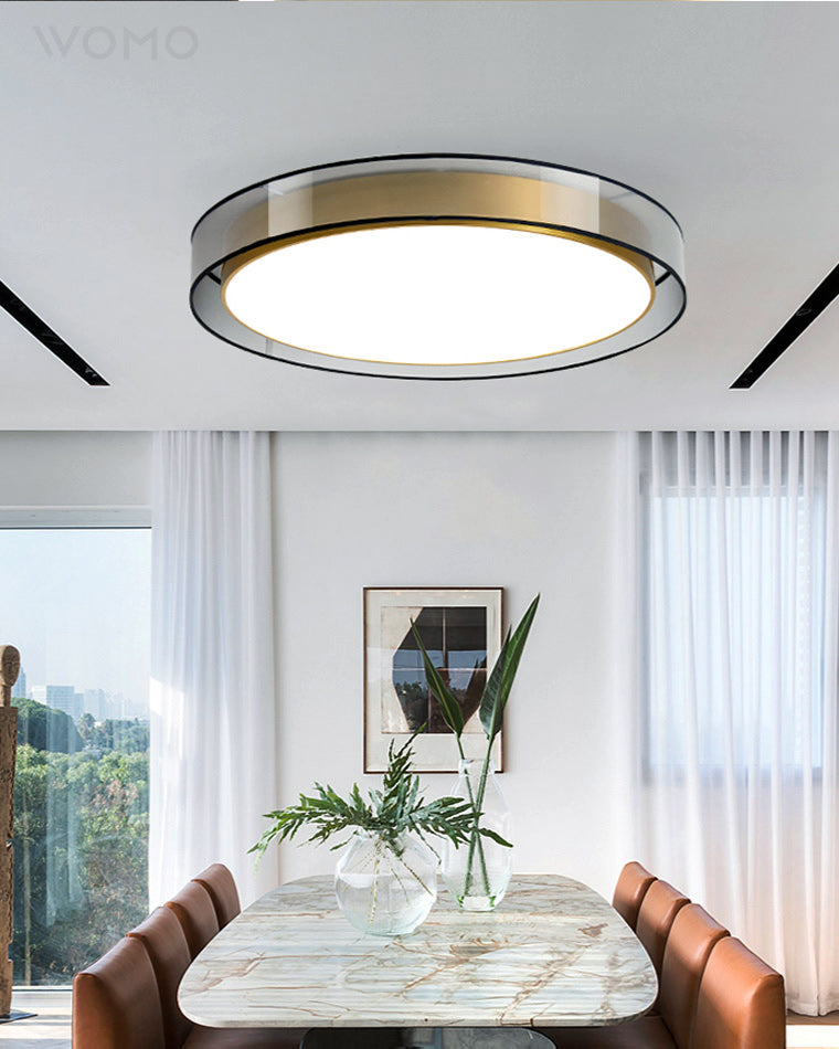 NÖRDI Linen | Lámpara de Techo LED de Tela Regulable