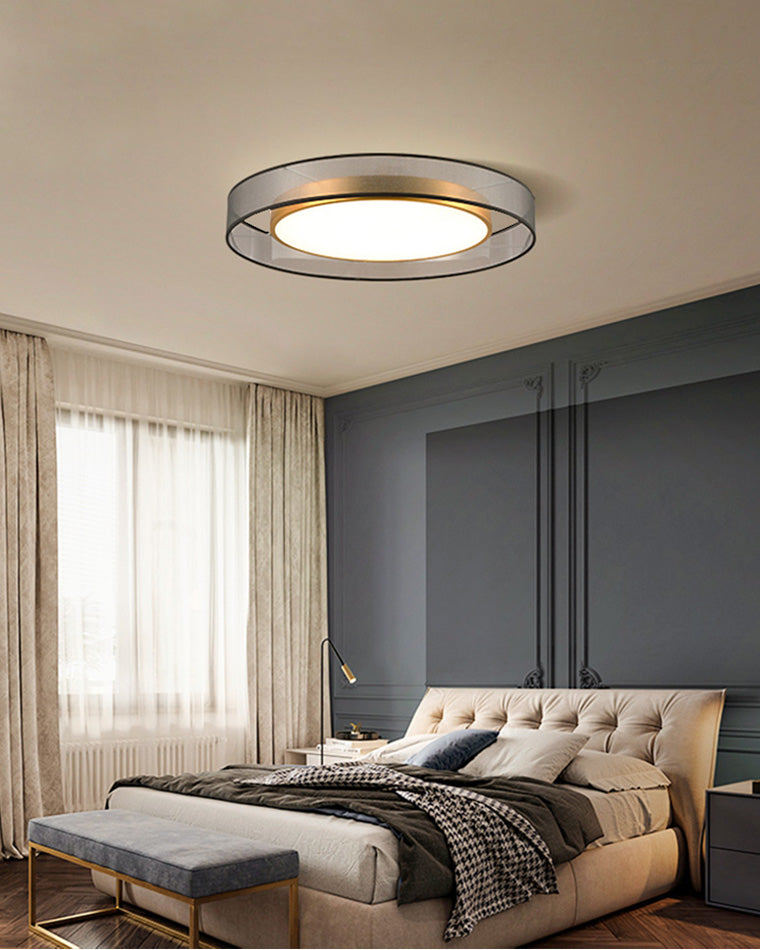 NÖRDI Linen | Lámpara de Techo LED de Tela Regulable