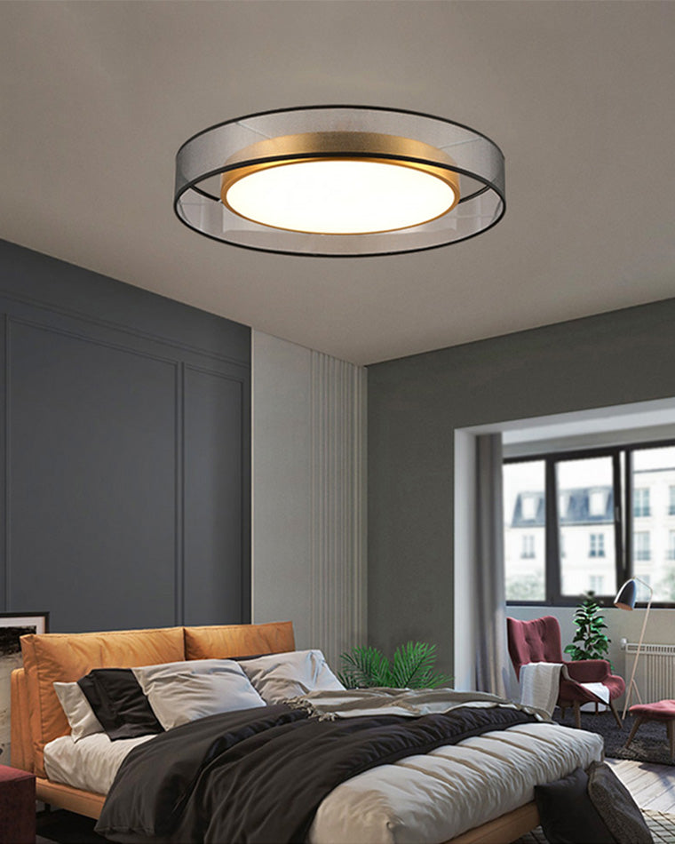 NÖRDI Linen | Lámpara de Techo LED de Tela Regulable