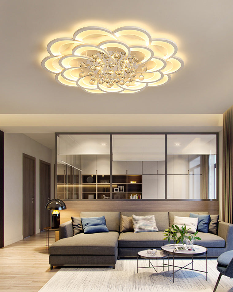 NÖRDI Flora | Lámpara de Techo LED de Cristal Regulable