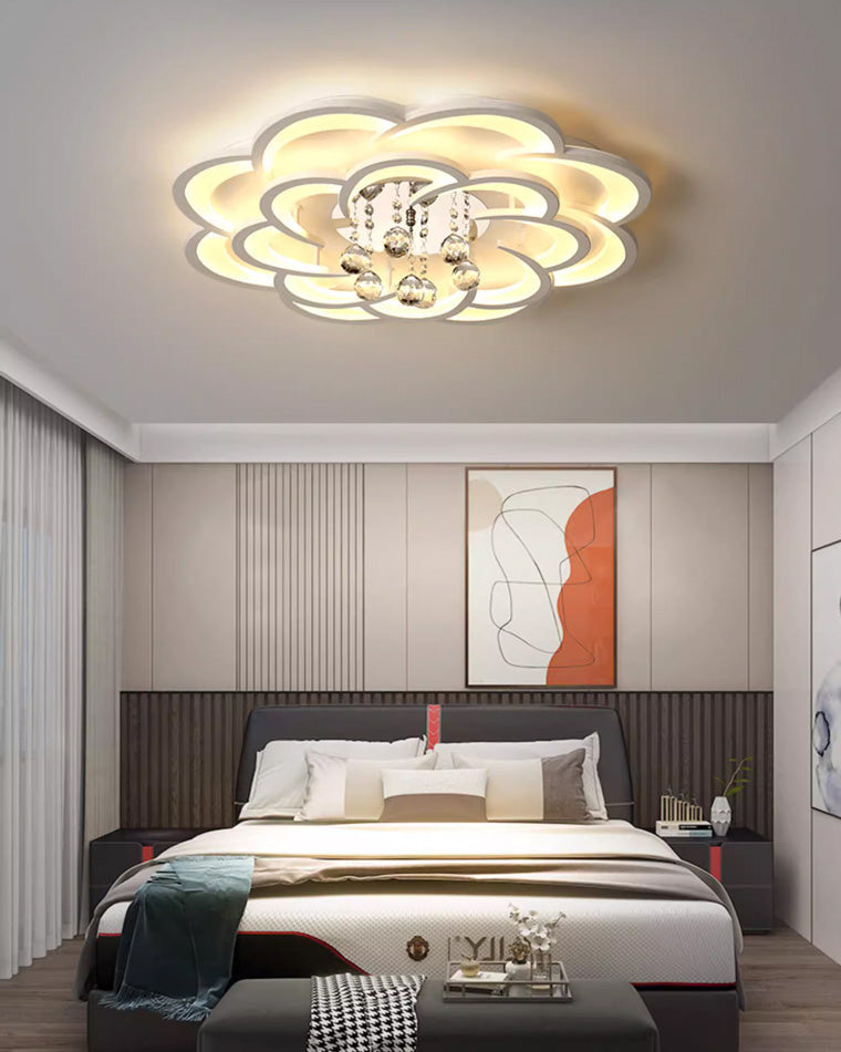 NÖRDI Flora | Lámpara de Techo LED de Cristal Regulable