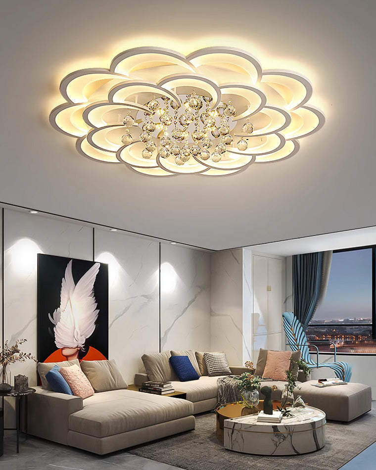 NÖRDI Flora | Lámpara de Techo LED de Cristal Regulable