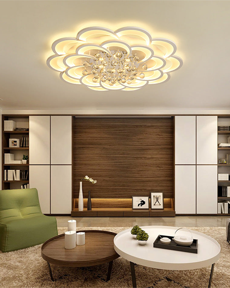 NÖRDI Flora | Lámpara de Techo LED de Cristal Regulable