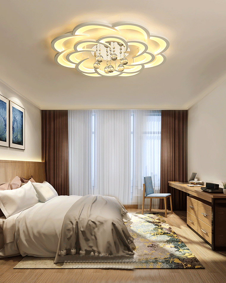 NÖRDI Flora | Lámpara de Techo LED de Cristal Regulable