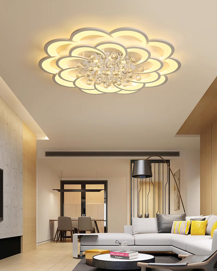 NÖRDI Flora | Lámpara de Techo LED de Cristal Regulable