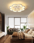 NÖRDI Flora | Lámpara de Techo LED de Cristal Regulable