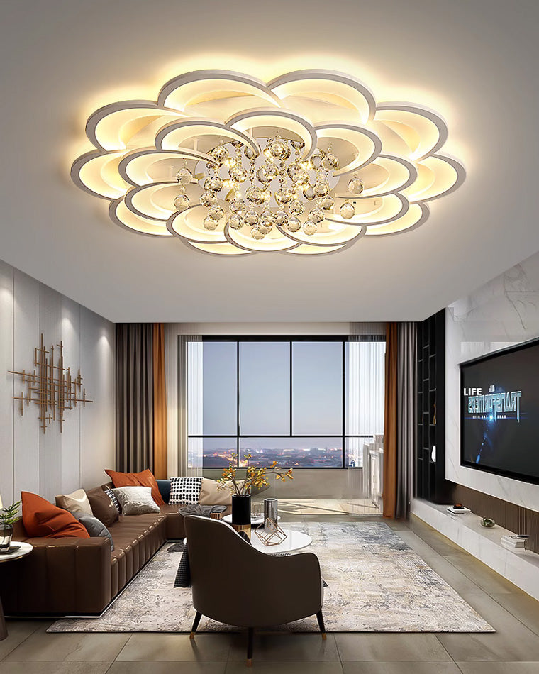NÖRDI Flora | Lámpara de Techo LED de Cristal Regulable