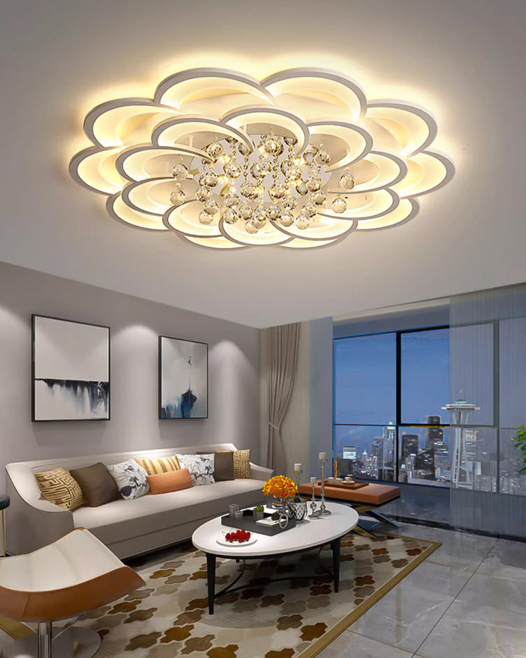 NÖRDI Flora | Lámpara de Techo LED de Cristal Regulable