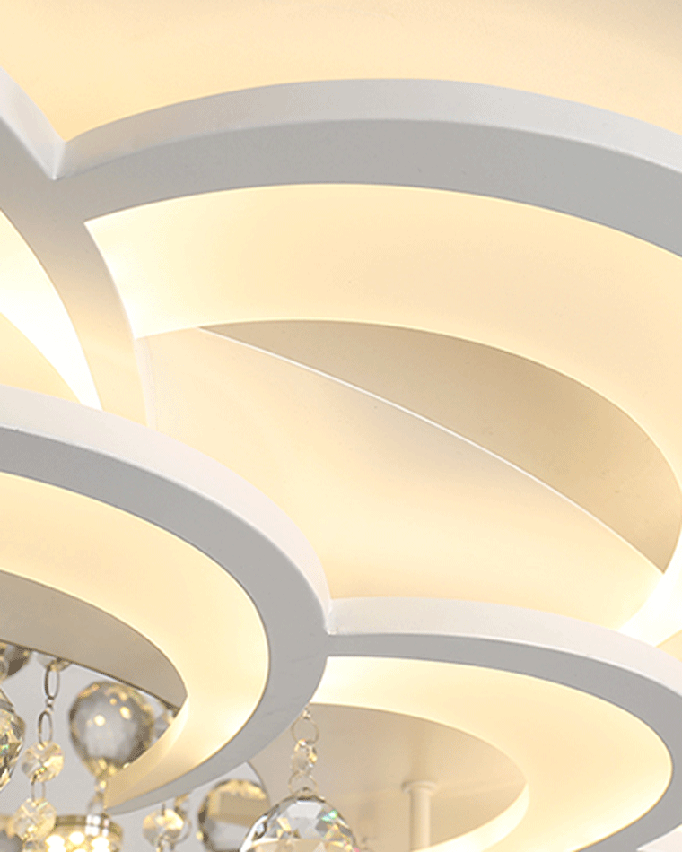 NÖRDI Flora | Lámpara de Techo LED de Cristal Regulable