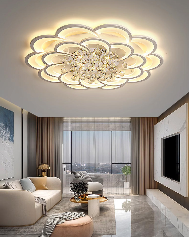 NÖRDI Flora | Lámpara de Techo LED de Cristal Regulable