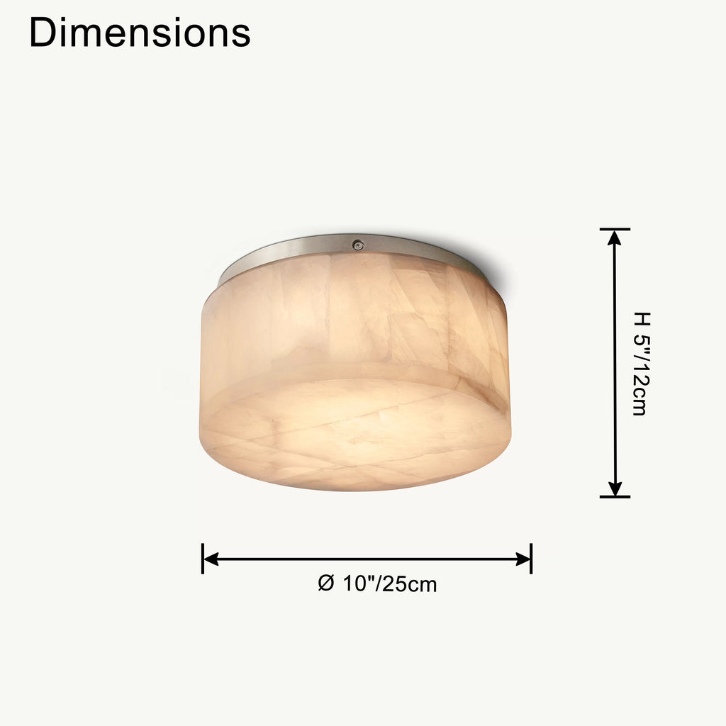 NÖRDI Alba | Lámpara de Techo LED Efecto Alabastro