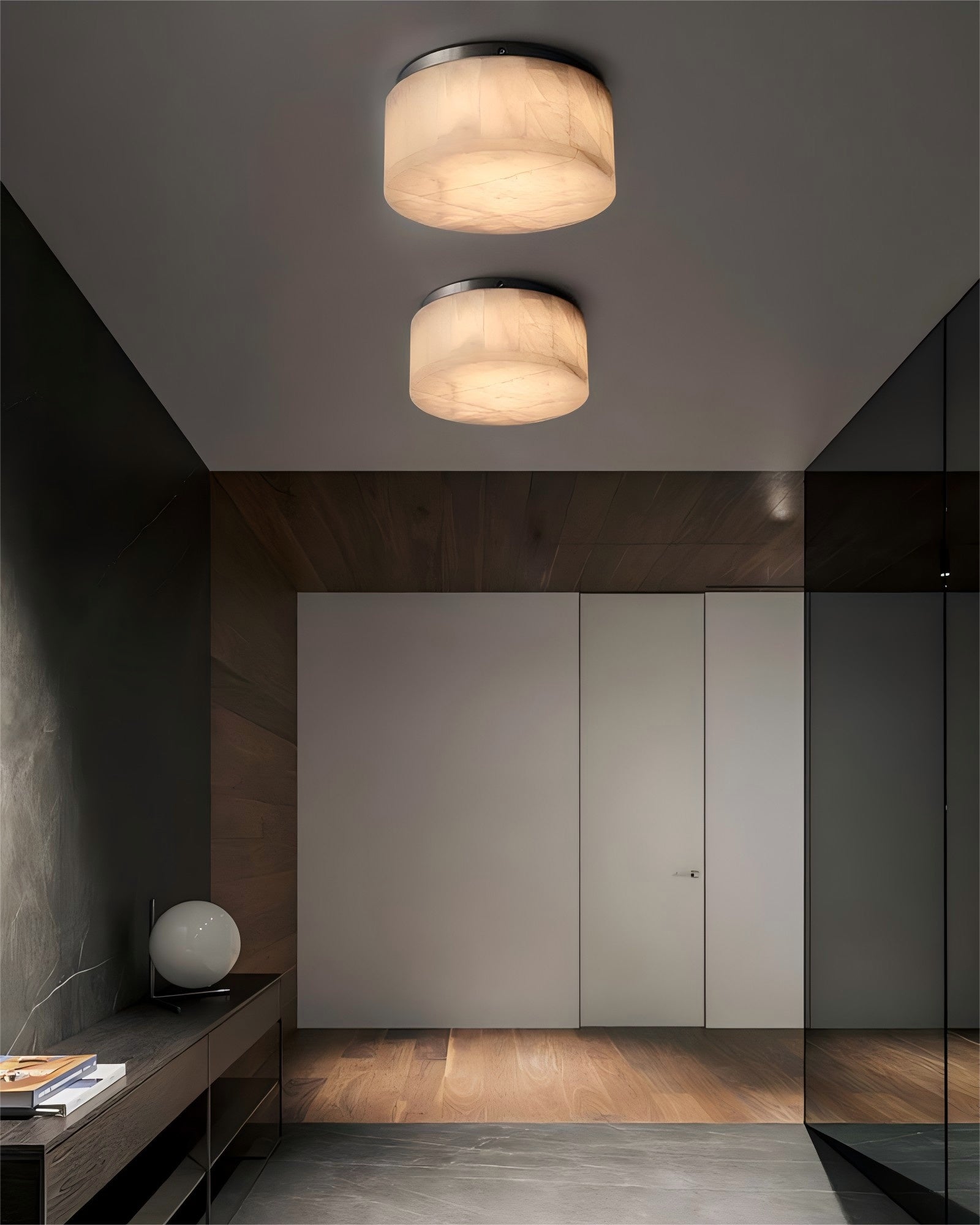 NÖRDI Alba | Lámpara de Techo LED Efecto Alabastro
