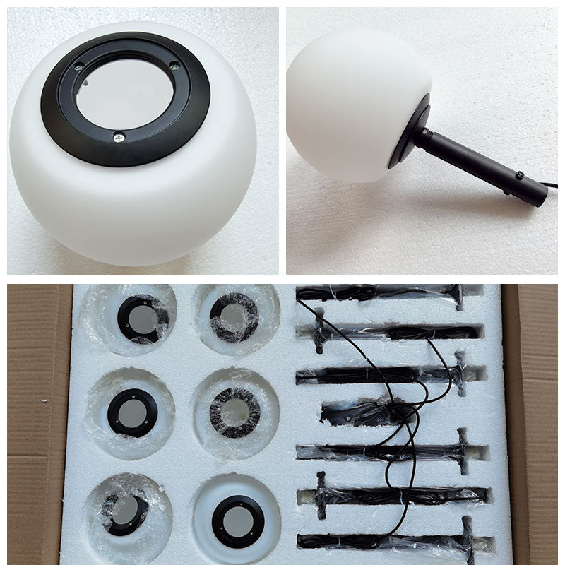 NÖRDI Globe | Lámpara de Techo con Globo de Vidrio Esmerilado