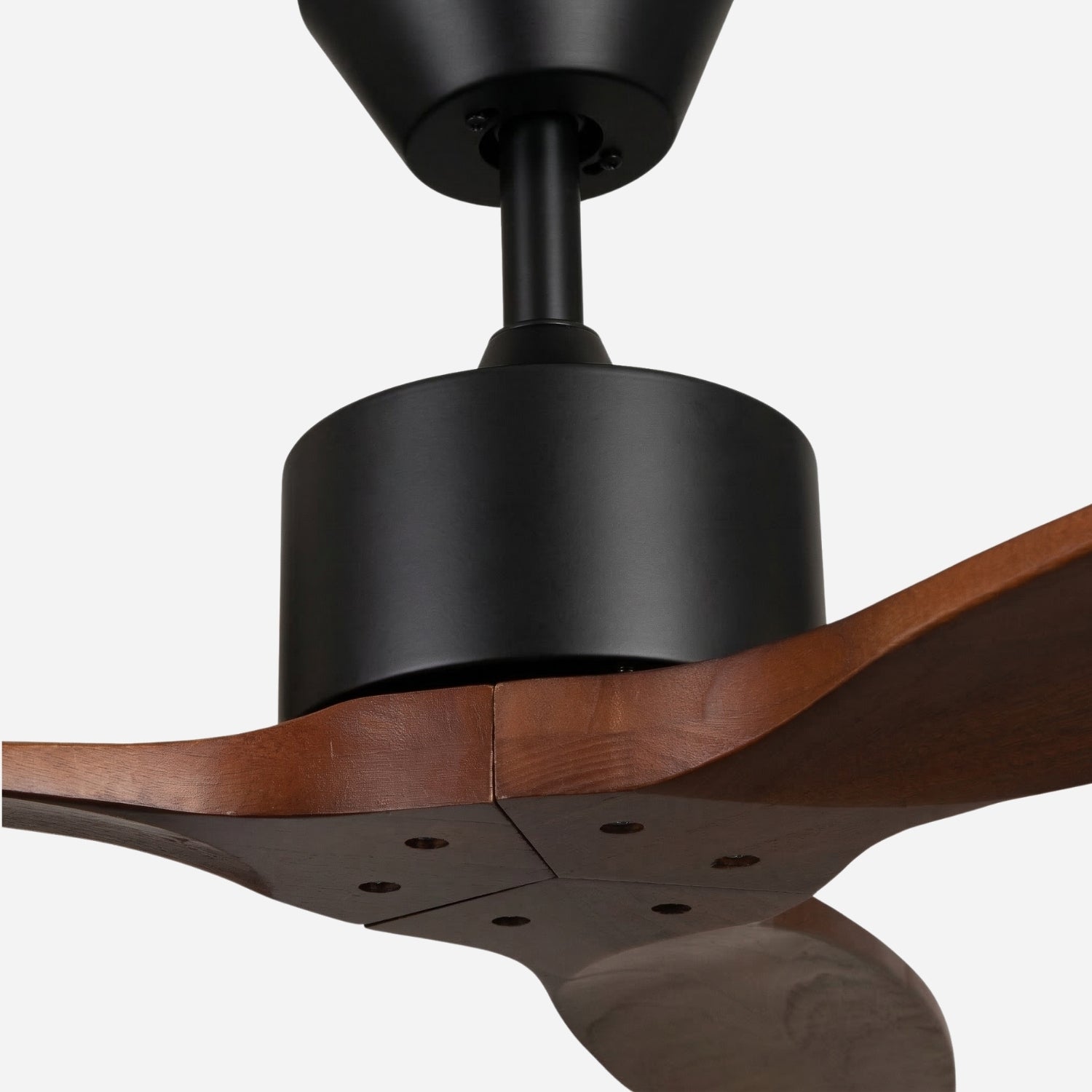 NÖRDI Breeze Oak | Ventilador de Techo Silencioso con Aspas de Madera Natural