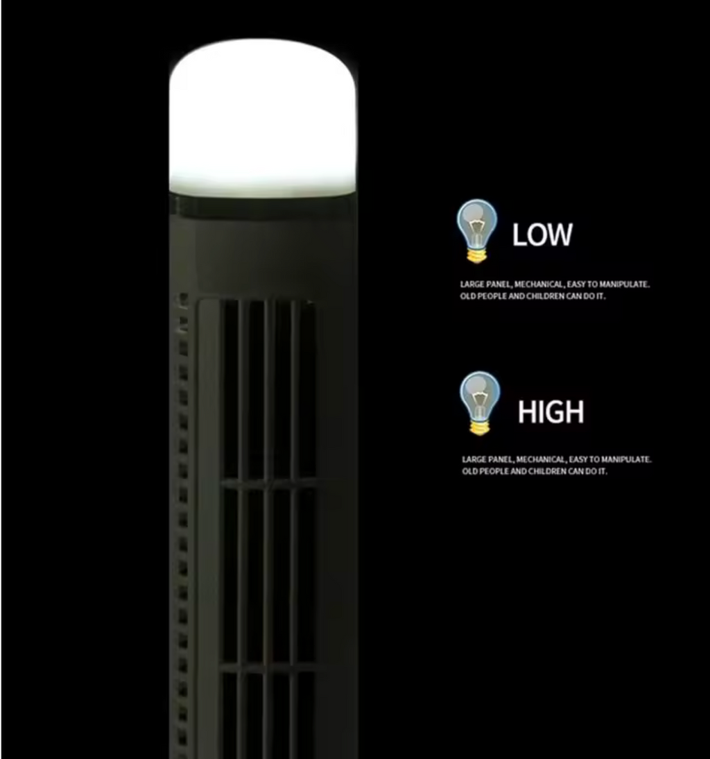 NÖRDI Flow | Ventilador de Torre Sin Aspas con LED