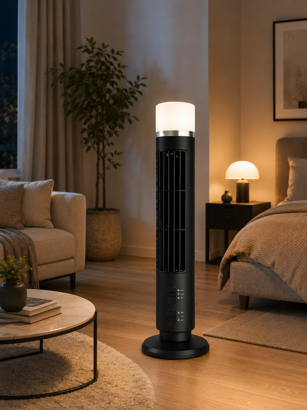 NÖRDI Flow | Ventilador de Torre Sin Aspas con LED