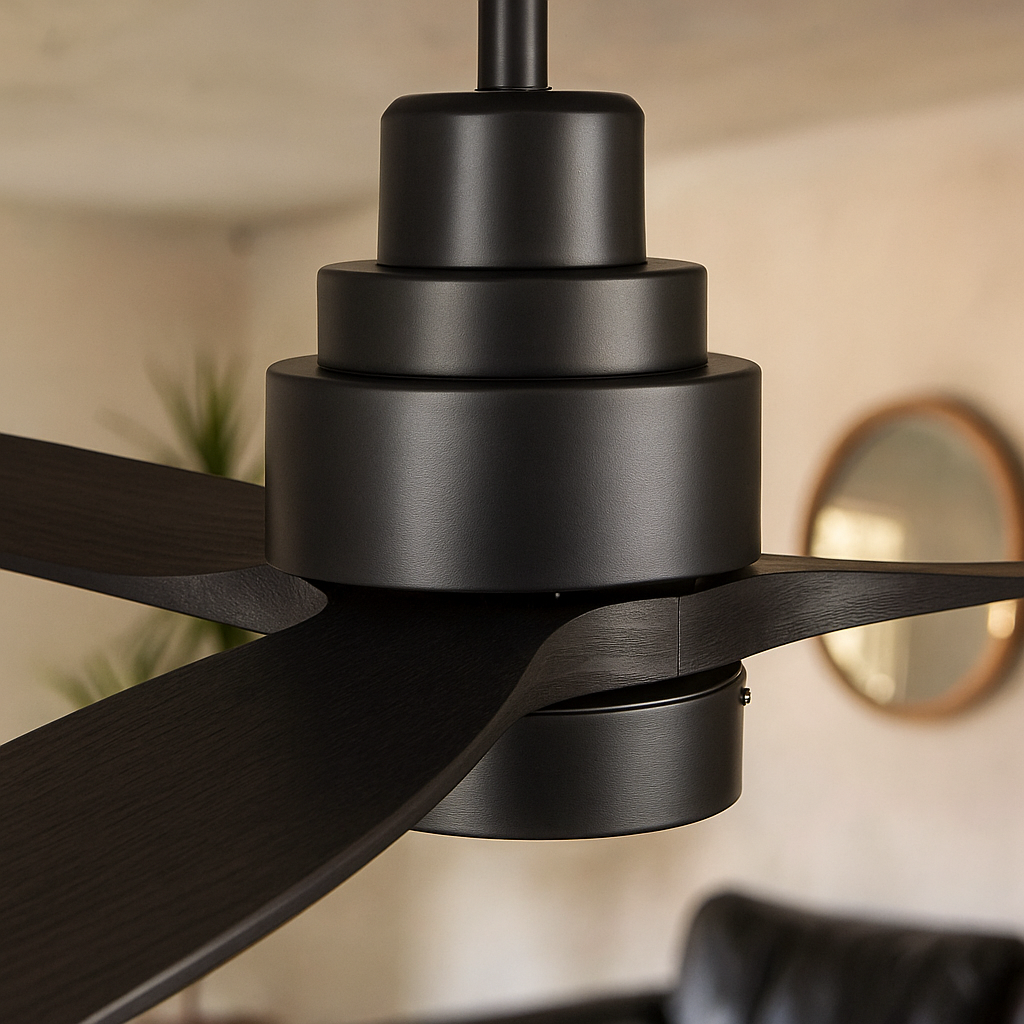 NÖRDI Breeze Onyx | Ventilador de Techo con Luz LED