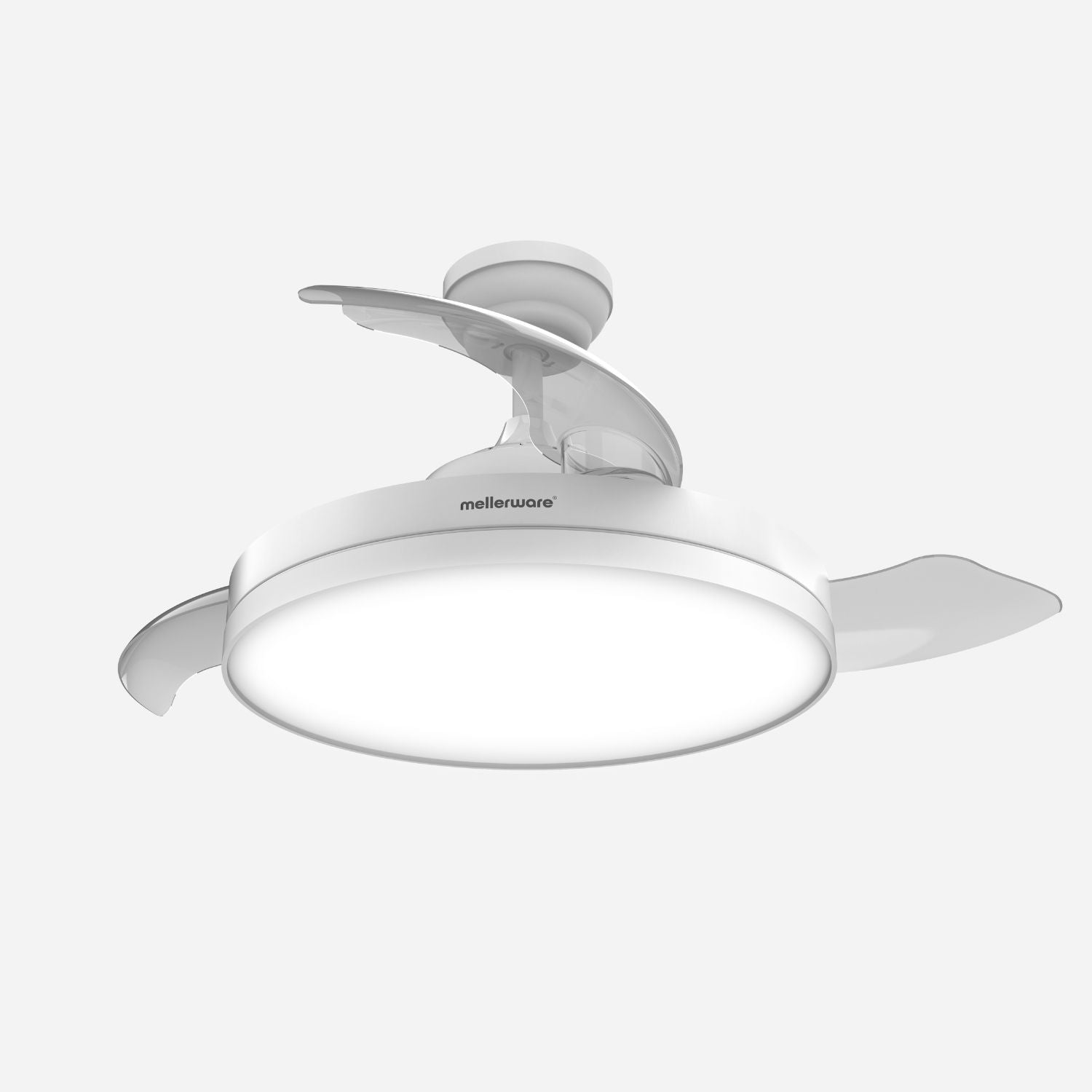 NÖRDI Breeze Fold | Ventilador de Techo con Luz LED y Aspas Plegables