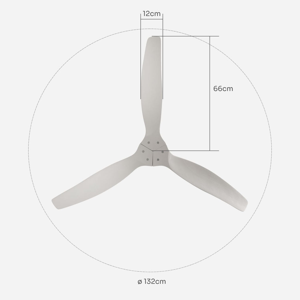 NÖRDI Breeze | Ventilador de Techo Silencioso sin Luz