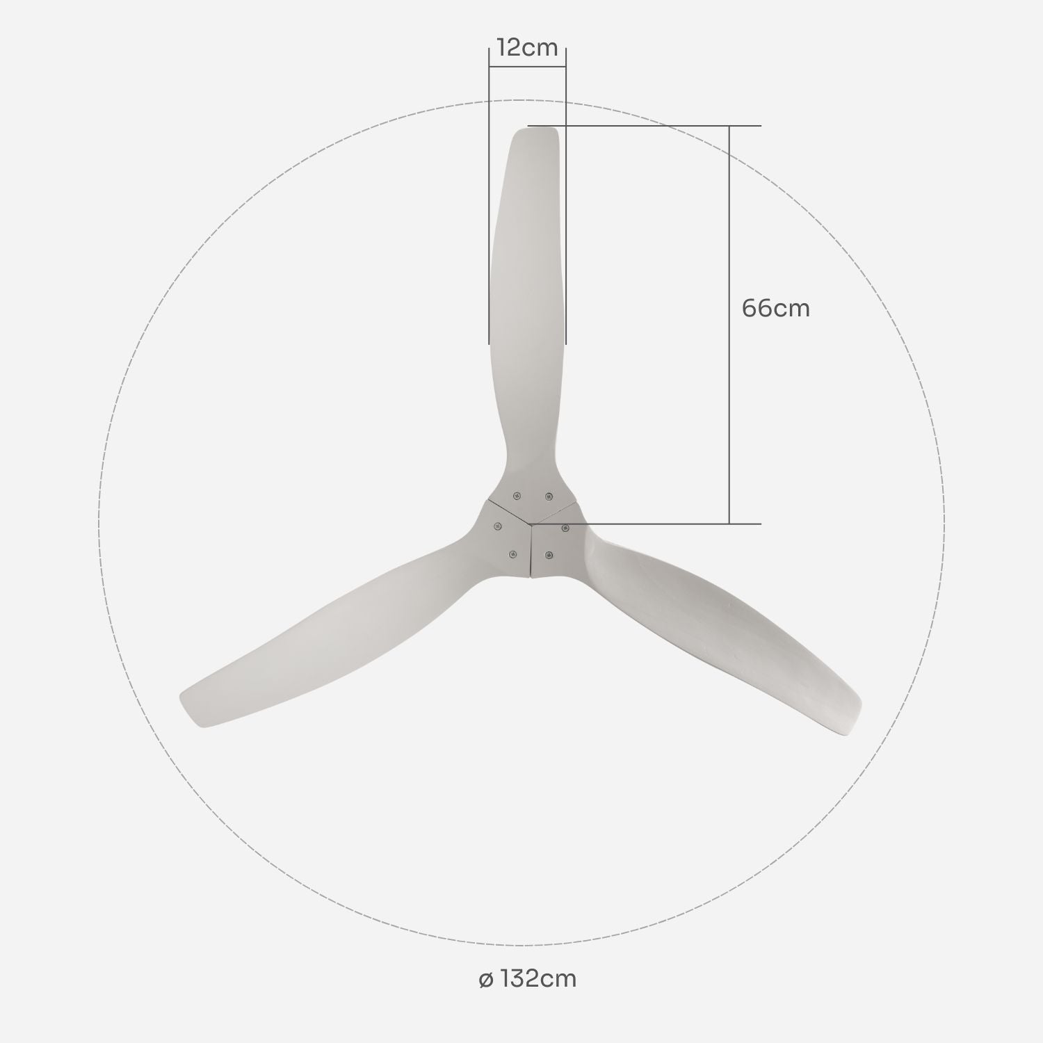 NÖRDI Breeze | Ventilador de Techo Silencioso sin Luz