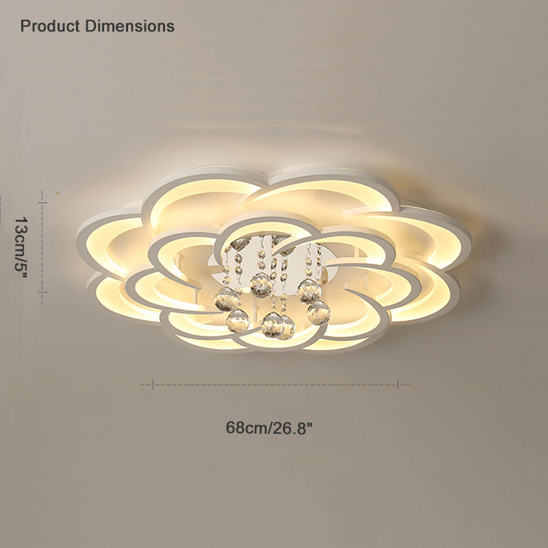NÖRDI Flora | Lámpara de Techo LED de Cristal Regulable